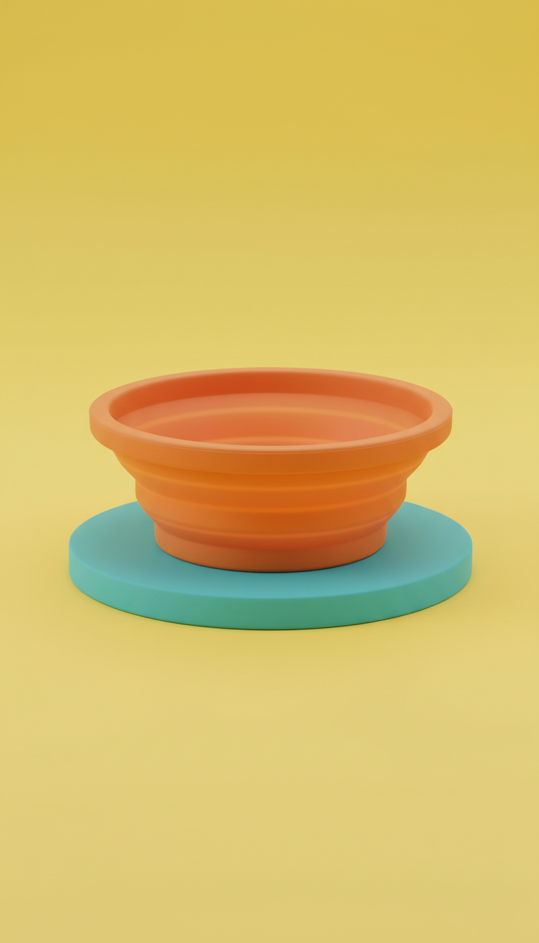 Collapsible Silicone Travel Bowl